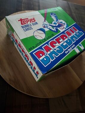 1987 Topps Cello Box